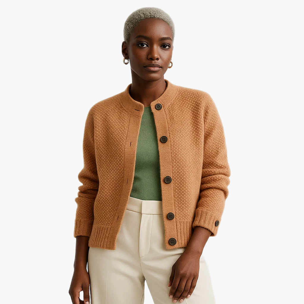 Cardigan Femme Tricoté Élégant et Confortable