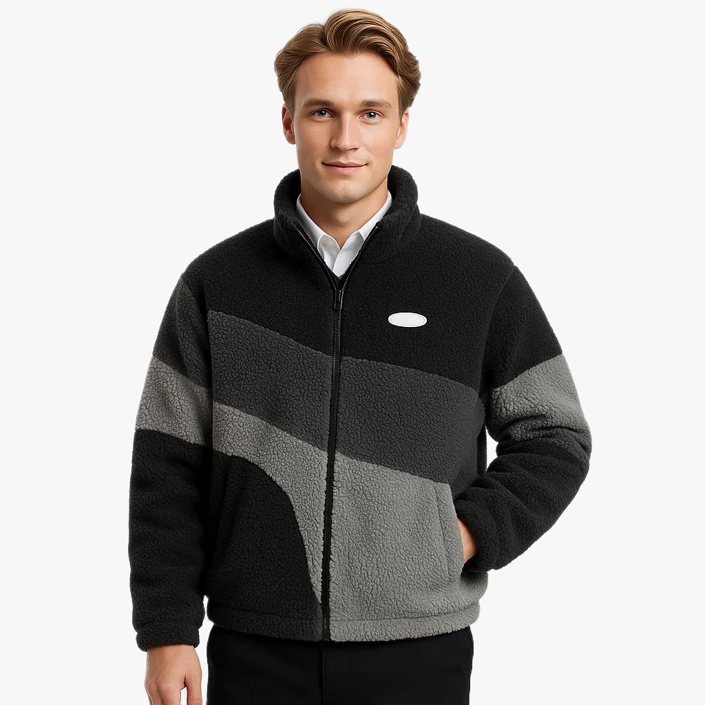 Veste polaire oversized tendance pour homme