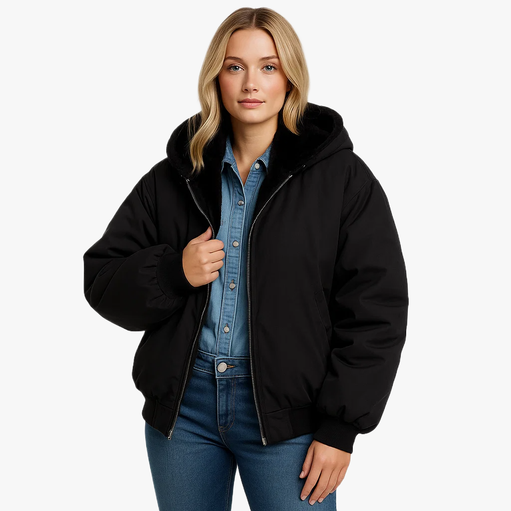 Veste d'hiver femme confort douillet oversized