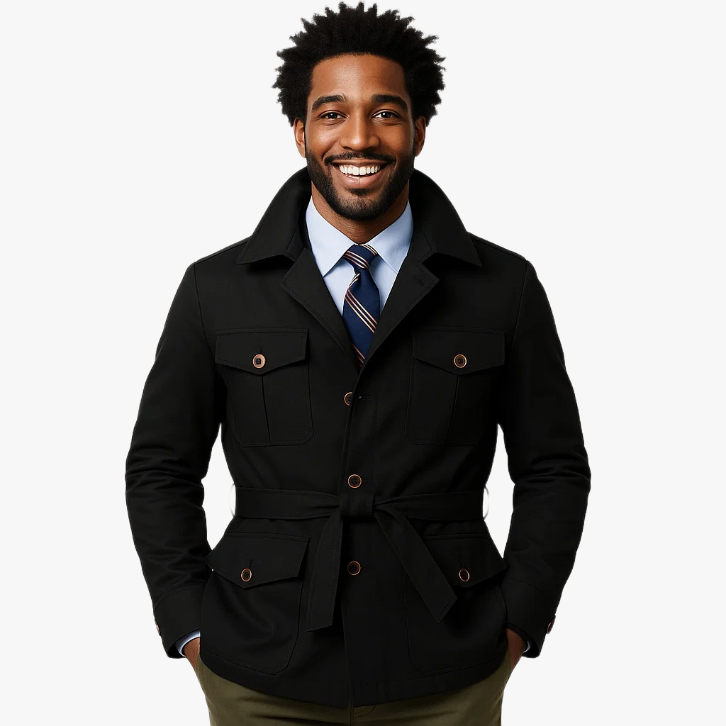 Veste utilitaire homme style militaire tendance