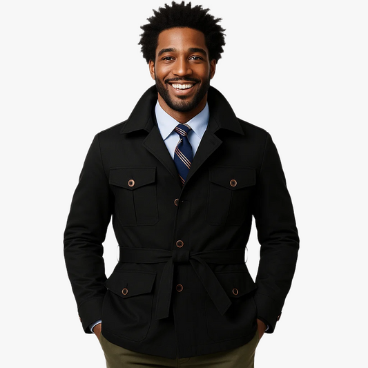 Veste utilitaire homme style militaire tendance