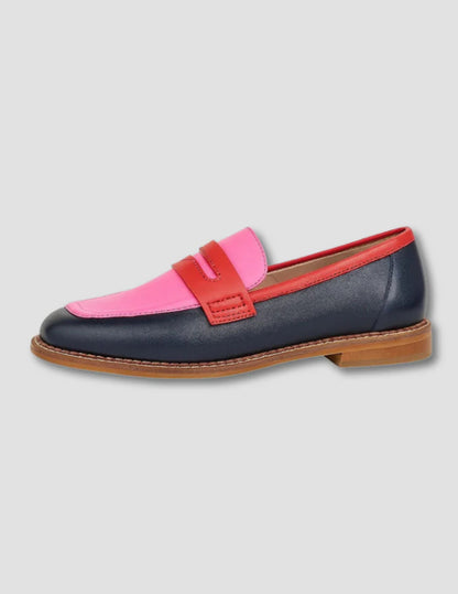 Mocassins Multicolores Avec Semelle Plate Pour Femmes  Idéal Pour Quotidien Et Vacances