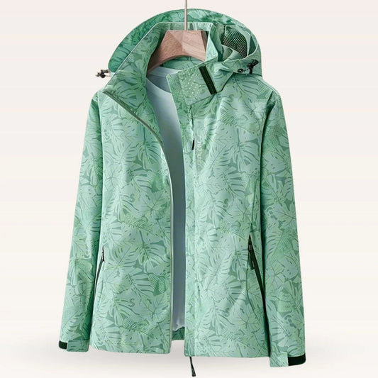 Lightweight Hooded Windbreaker Jacket with Zip Pockets