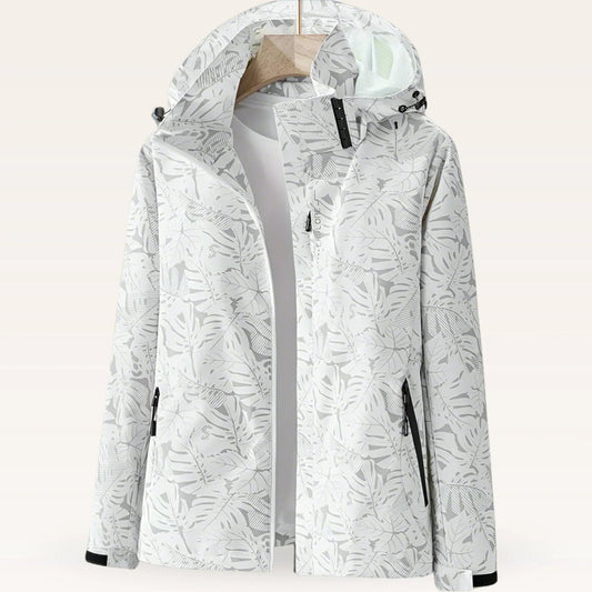 Lightweight Hooded Windbreaker Jacket with Zip Pockets