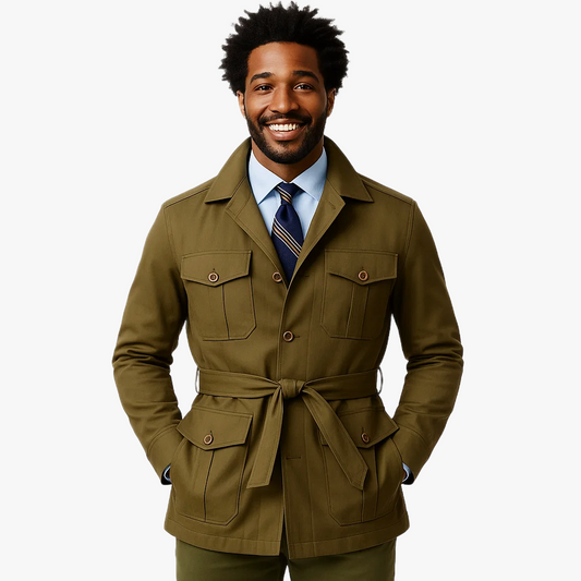 Veste utilitaire homme style militaire tendance