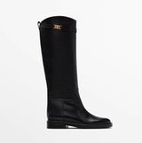 Valentina - Elegant Knee-High Leather Boots
