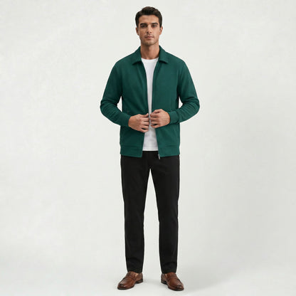 Veste légère homme coupe ample classique style intemporel décontracté