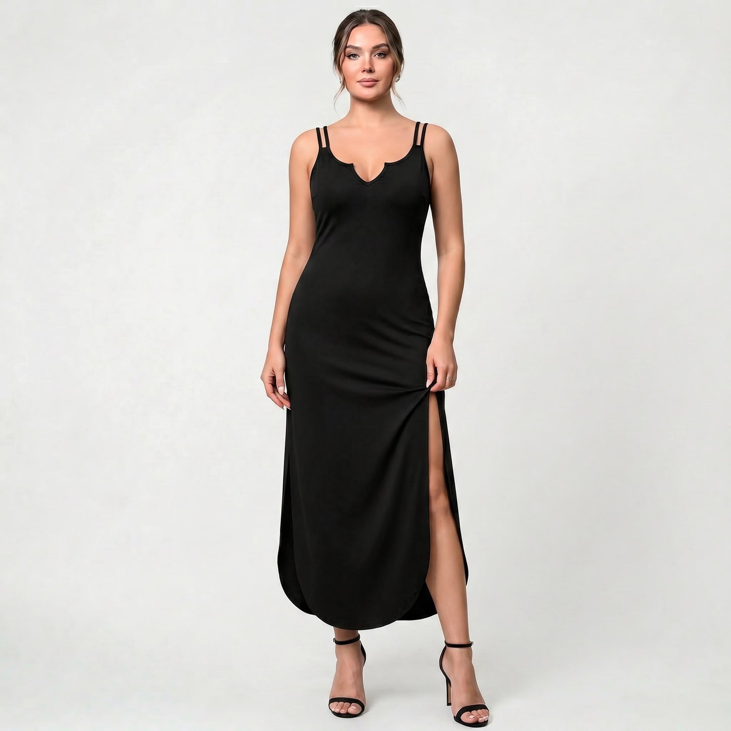 Robe longue ample pour femme, légère et respirante pour un style estival décontracté