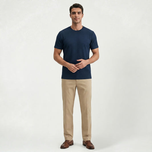 T-shirt classique léger pour homme au style raffiné