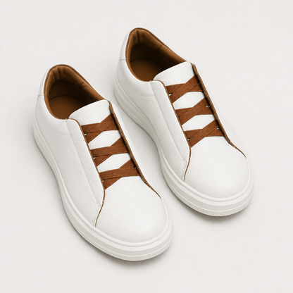 Men's Casual Sneakers - PU Upper Shock Absorbing Rubber Sole
