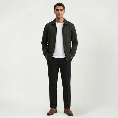 Veste légère homme coupe ample classique style intemporel décontracté
