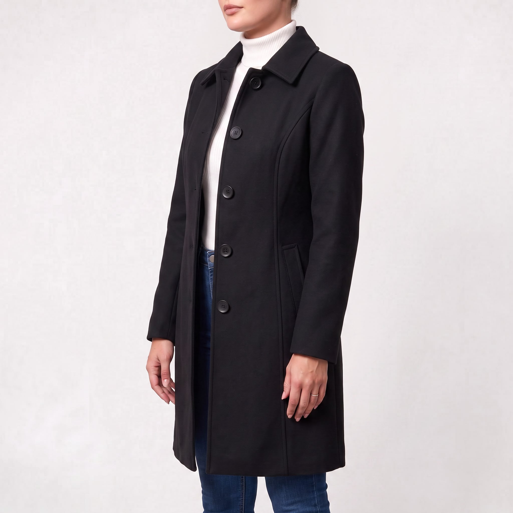 Manteau Femme Doux et Confortable Coupe Slim pour l’Hiver