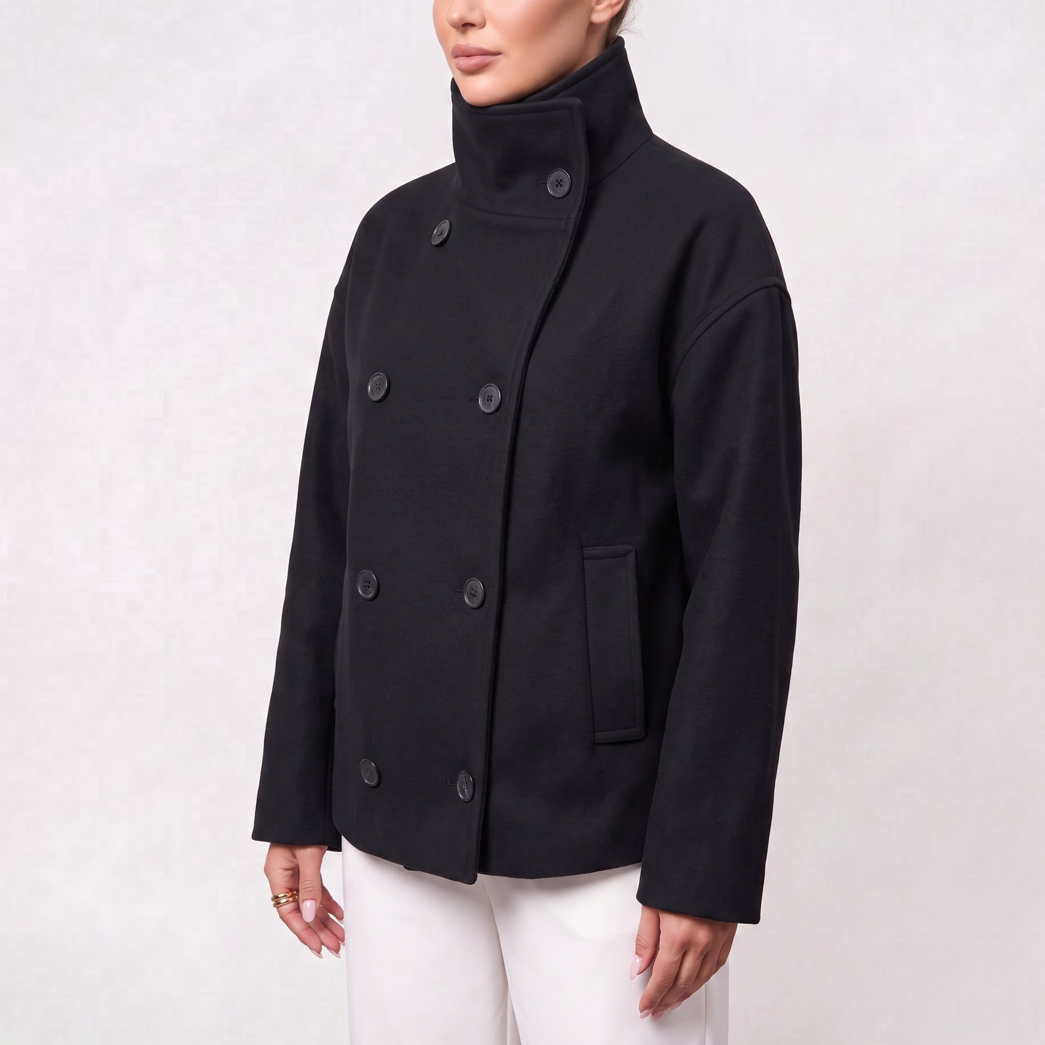 Manteau Long Élégant Classique pour le Travail et le Quotidien
