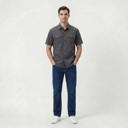Chemise Workwear Légère Homme Coupe Ample pour un Usage Quotidien