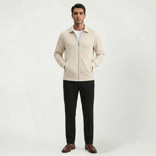 Veste légère homme coupe ample classique style intemporel décontracté