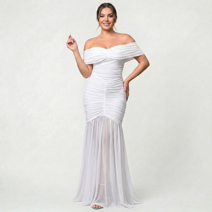 Robe Maxi Intemporelle pour Femme à Taille Élégamment Ajustée
