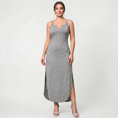 Robe longue ample pour femme, légère et respirante pour un style estival décontracté