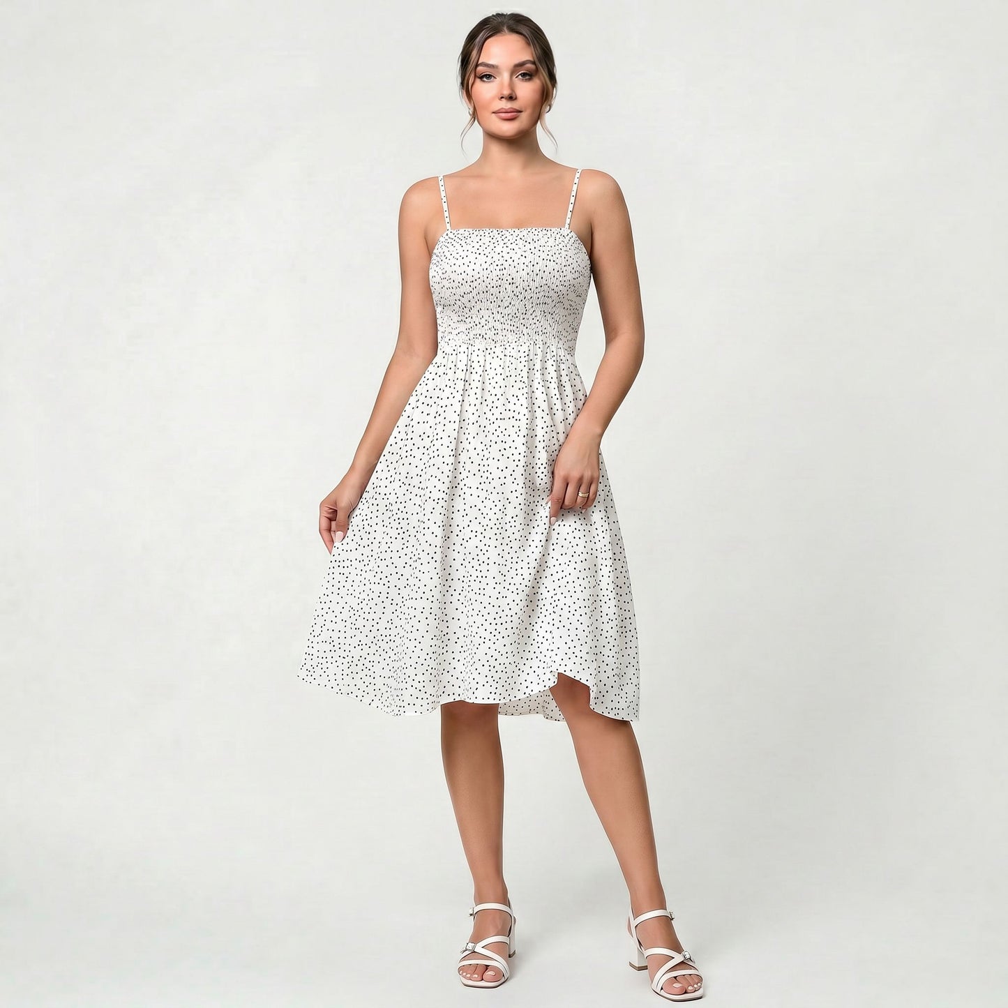 Robe Maxi Fleurie Taille Haute pour Femme Légère et Respirante