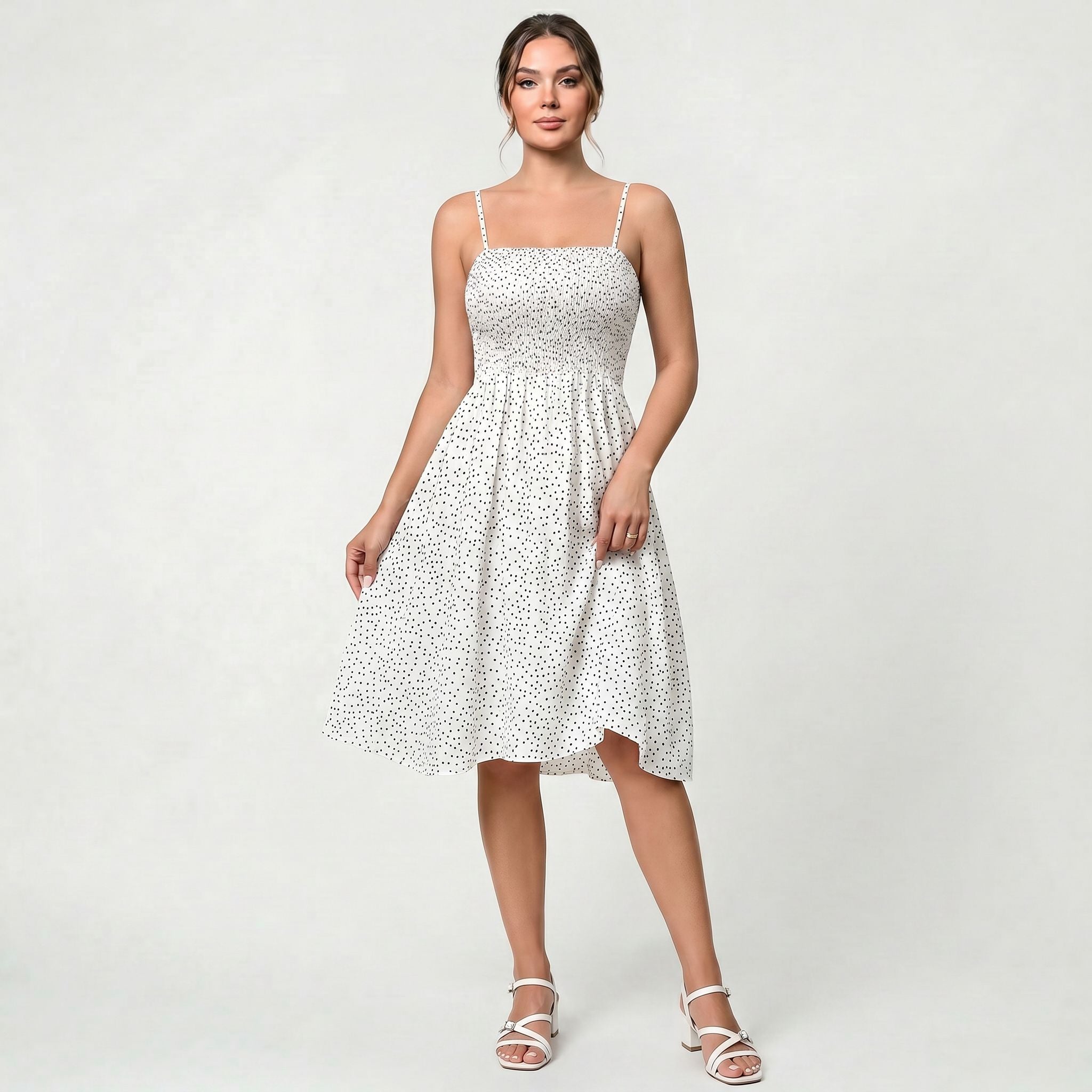 Robe Maxi Fleurie Taille Haute pour Femme Légère et Respirante