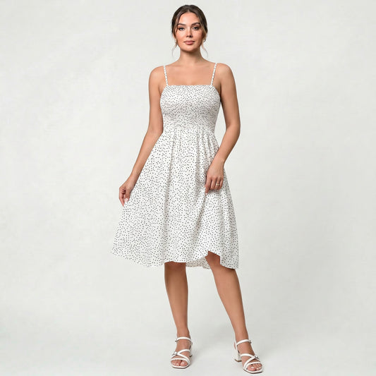 Robe Maxi Fleurie Taille Haute pour Femme Légère et Respirante