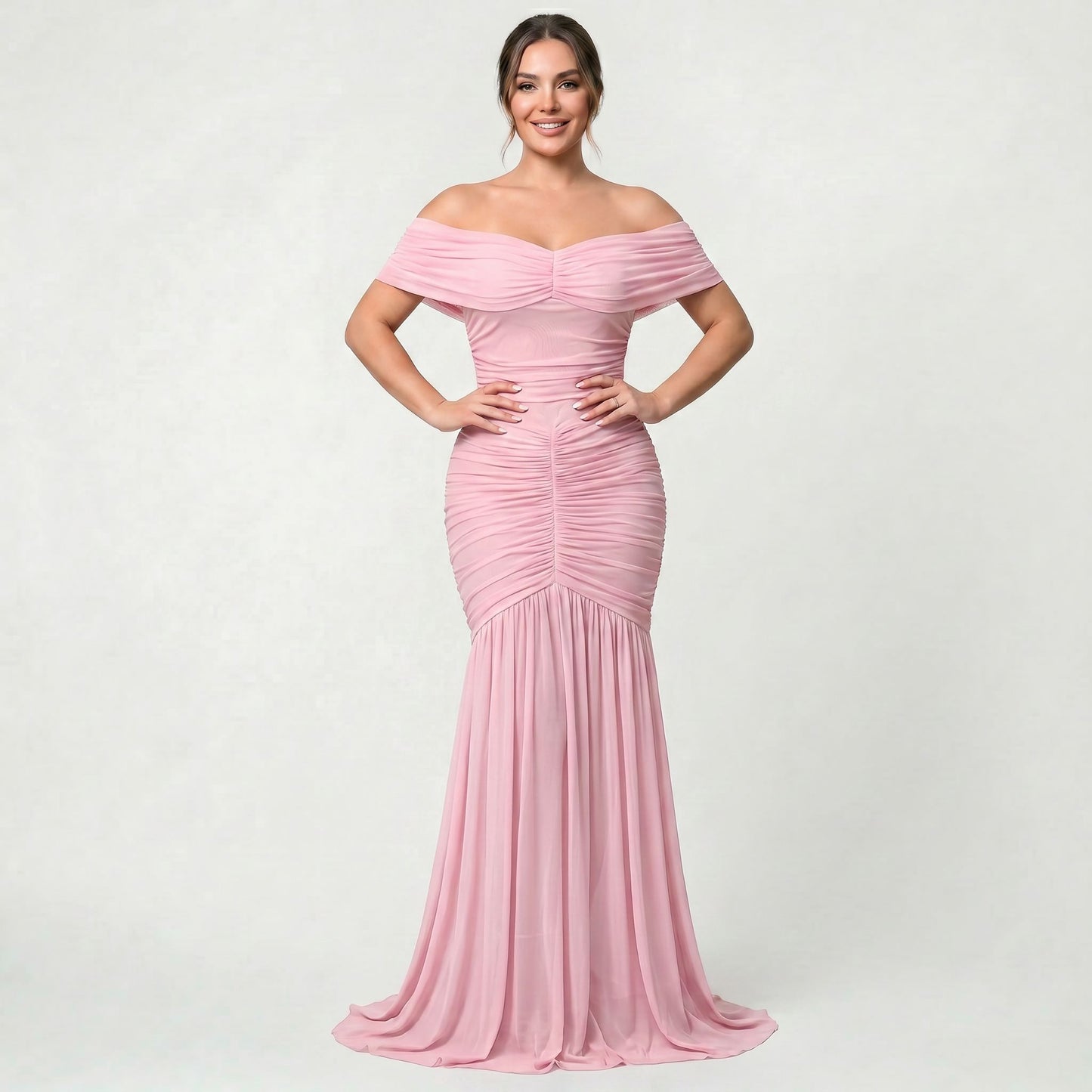 Robe Maxi Intemporelle pour Femme à Taille Élégamment Ajustée