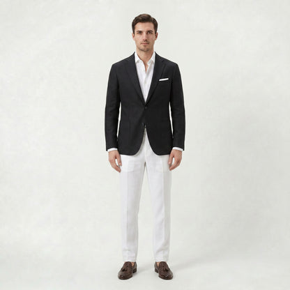Blazer Homme Slim Fit Intemporel Veste Classique Sur Mesure