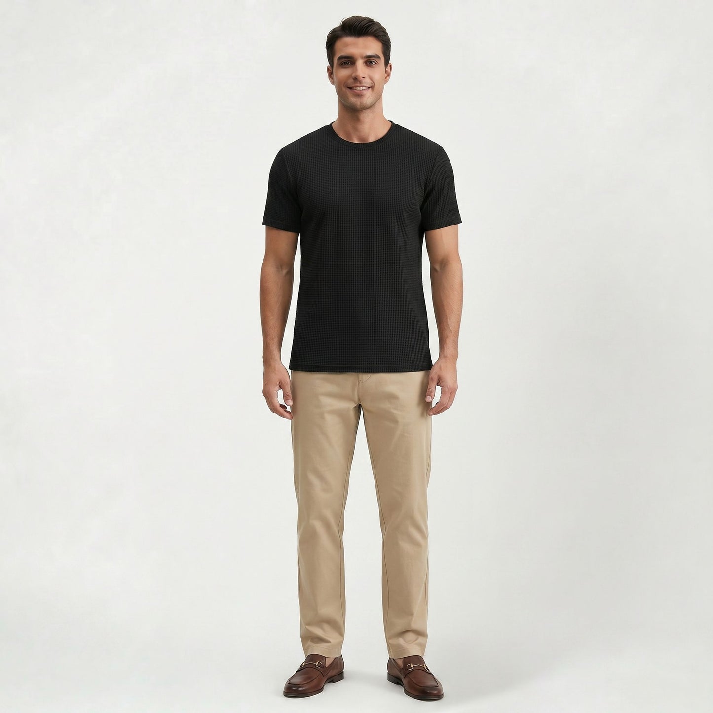 T-shirt classique léger pour homme au style raffiné