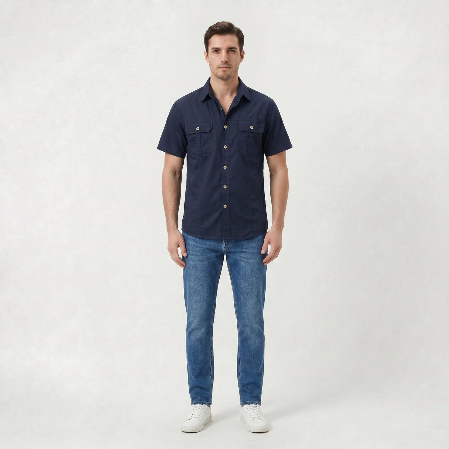 Chemise Workwear Légère Homme Coupe Ample pour un Usage Quotidien