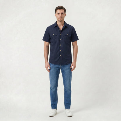 Chemise Workwear Légère Homme Coupe Ample pour un Usage Quotidien