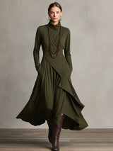 Natalie | Elegant Draped Dress