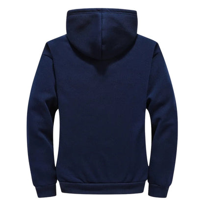 Fleece Hoodie – Sherpa-Lined Men’s Winter Layer