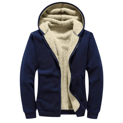 Fleece Hoodie – Sherpa-Lined Men’s Winter Layer