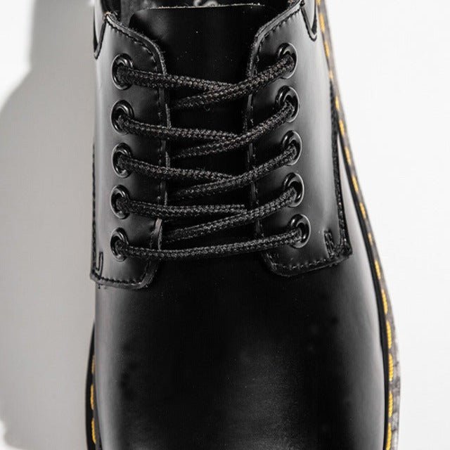 Oxford Shoes Leather Lace-Up for Men
