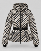 Women's Hooded Belted Puffer Jacket
