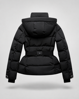Women's Hooded Belted Puffer Jacket