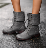 Women's Vintage Lace-Up Boots