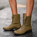 Women's Vintage Lace-Up Boots