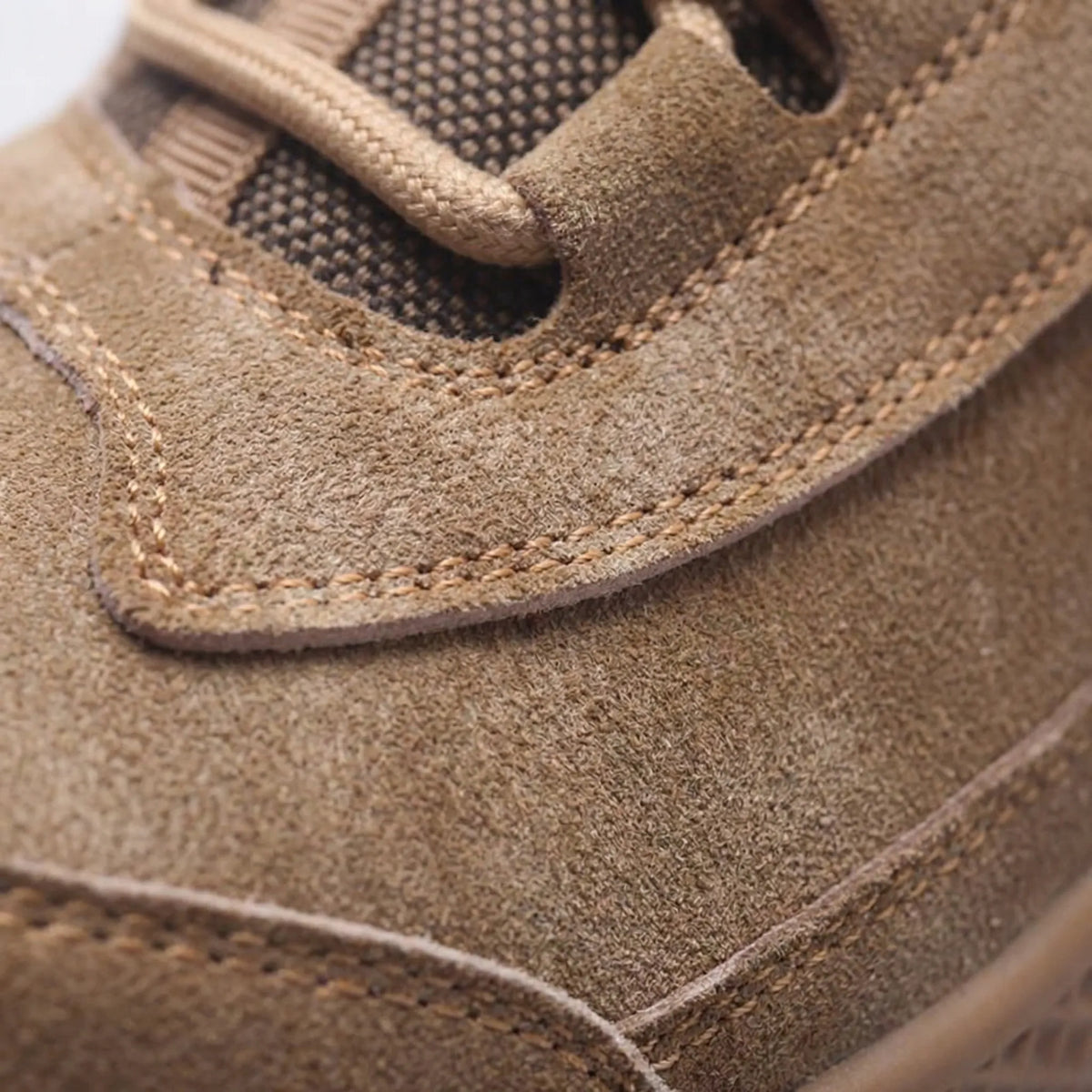 Men's Mid-Top Toe Cap Lace-Up Work Boots