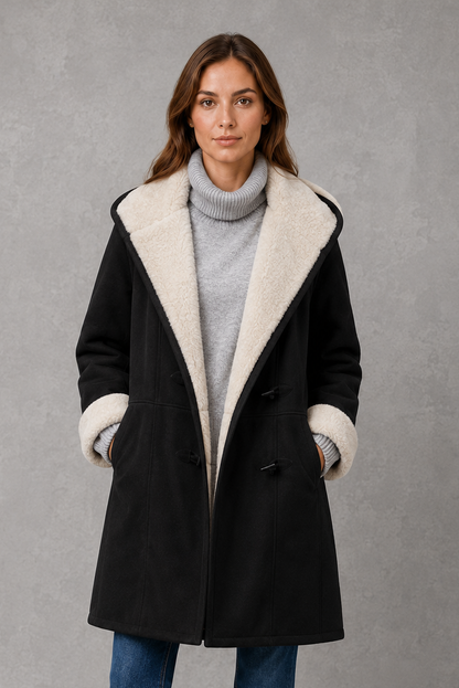 Women's Fleece-Lined Coat - Warm Everyday Winter Jacket
