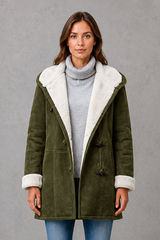 Women's Fleece-Lined Coat - Warm Everyday Winter Jacket